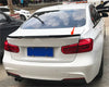 BMW 3 Series F30 Sedan M3 Style Unpainted Rear Trunk Spoiler (2012-2018)