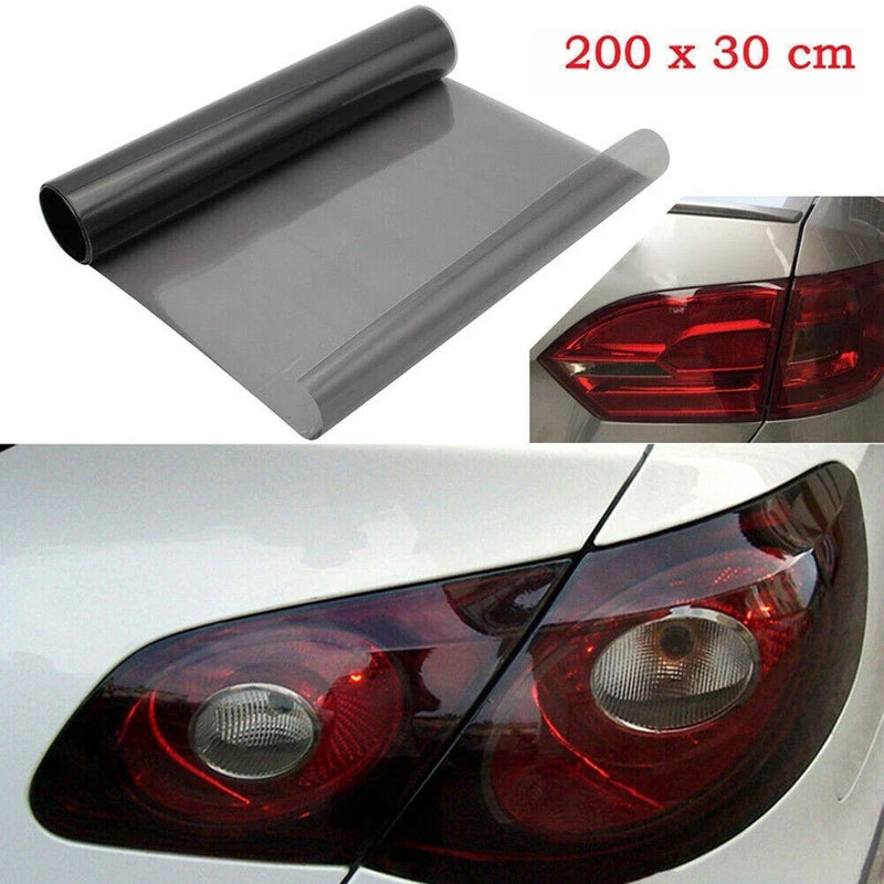 New Light Carbon Fibre Black Vinyl Car Wrap Glossy Sticker No Bubbles