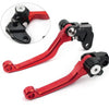 SUZUKI RM125 RM250 RM85 RED Pivot Brake Clutch Levers (2001-2023)