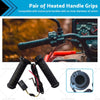 Motorcycle 12V Heated Rubber Handlebar Grips (Fits 22mm 7/8")
