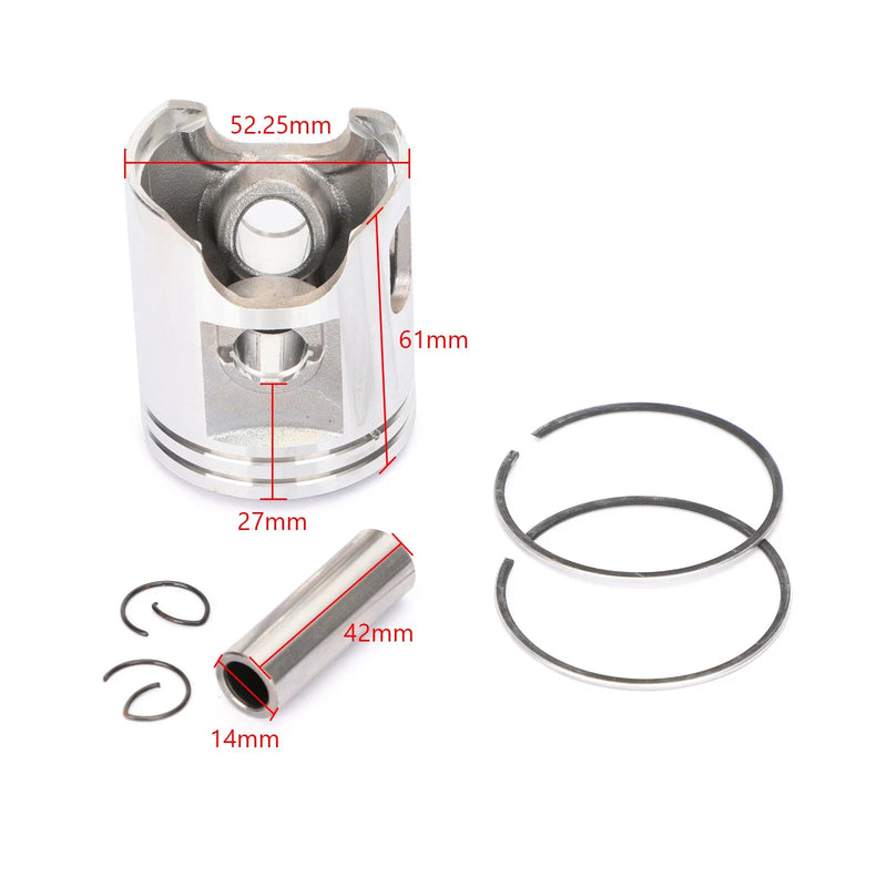 Yamaha YW YQ YN 100 BWS Aerox Neos Ovetto Piston Complete Kit 52.25mm (99-03)