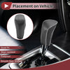 Ford Fiesta (2009-2012) Black Beige Faux Leather Car Gear Shift Knob Cover