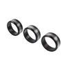 Subaru Forester XV Crosstrek WRX STi Blk AC Climate Control Knob Ring Covers (2014-2021)