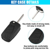 Ford Ka 3 x Key Fob Remote Control Case Shell Black (2008-2016)