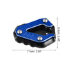 BMW S1000RR Blue Set Aluminum Alloy Kickstand Pad (2019-2023)