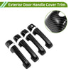 Dodge Ram 1500 (2019-2024) Carbon Fiber Black Exterior Door Handle Cover Trim
