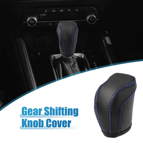 Toyota RAV4 (2013-2016) Black Blue Gear Shift Knob Cover