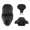 Harley Touring Street Glide Black Rider Passenger Seat & Backrest (14-23)