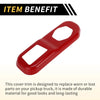 Jeep Wrangler JL JLU (2018-2024) Red Rear Trunk Lock Panel Cover