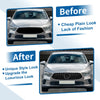 Mercedes-Benz Front Upper Bumper Grille (No Hole, Black)