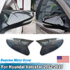 Hyundai Veloster Carbon Fiber Rear View Mirror Covers (2012-2017)