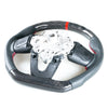Mini F54 F55 F56 F57 F60 F61 Flat Bottom Carbon Leather Steering Wheel (2014-2023)