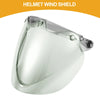 Motorcycle 1 x Universal Helmet Wind Shield