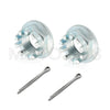 Honda Rancher Trx420 Rear Wheel Axle 2 x Castle Nut (2007–2024)