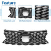 Lexus IS300 (2018-2021) Black Front Upper Hood Bumper Grille