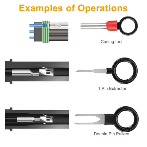 Car SUV 100 x Ejector Wire Extractor Connector Puller Tool