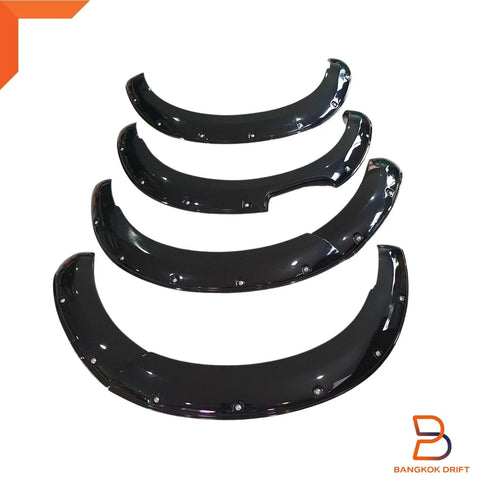 Nissan Navara NP300 D23 6" Black Bolted Fender Flares (2021-2023)