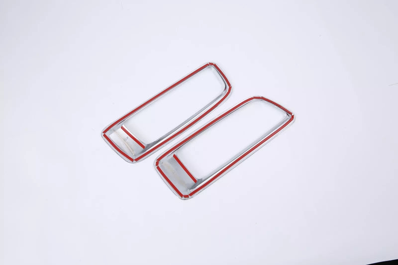 2018-2023 Jeep Wrangler JL Chrome 2 x pcs Hood Vent Air Frame Cover Trim (2018-2023)