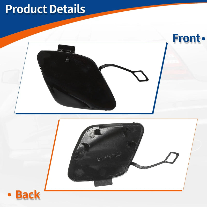 Mercedes S W222 (2014-2020) Ruby Black Front Bumper Tow Hook Cover