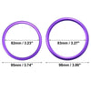 Chevrolet Camaro (2016-2020) Purple 4 x AC Outer Vent Rings Trim Covers