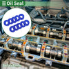 Oil Seal 8x14x6mm Rotary Shaft Seal TPU High Pressure Blue 10