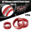 Subaru Forester, Impreza 3pcs AC Climate Control Knob Rings (2008-2023)