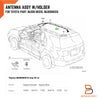 Toyota Hilux Ute AM FM Radio Antenna (2005-2011)