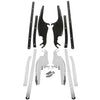 Harley Softail Fatboy Chrome/Black Windshield Mount Bracket (2000-2017)
