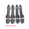 ALFA Romeo Giulia Stelvio Real Carbon Fiber Handle Covers Touch Lock Fit