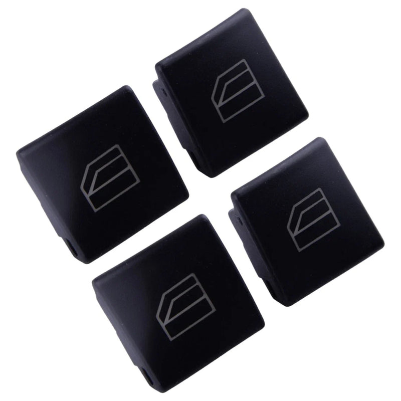 Benz C E G CLA GL GLA GLE Class 4X Black Window Switch Knob Covers