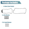 GMC Acadia -3.6L V6 3564cc Rubber Black Valve Cover Gasket
