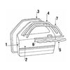 MAZDA RX-7 FC3S 2 x Side Door Weatherstrip Seal LH RH Set (1986–1991)