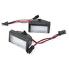 Benz ML W164 2 x White Error Free LED License Plate Lights (2006-2011)