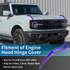 Ford Bronco 2021-2024 - Trail Sight Trim in Purple Hood Hinge Cover