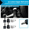 Jeep Grand Cherokee XJ WG WJ 4WD 4 x Lower & Upper Ball Joints (1993-2004)