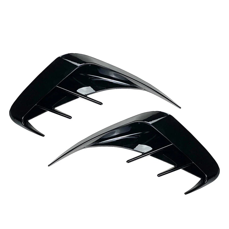 BMW 3 Series G20 M-Sport Rear Bumper Canards Lip Splitter Fins (2019-2021)