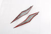 Toyota Sienna (2021-2023) 2 x pcs ABS Black Side Front Grilles Logo Cover Trim