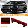 Chevrolet Suburban Black Red LED Third High Mount Brake Light