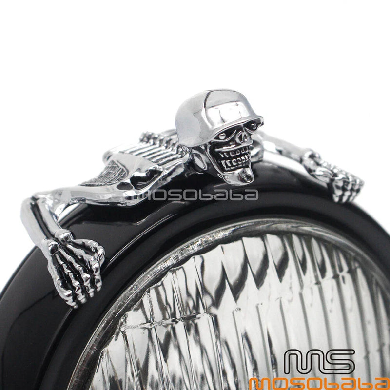 Harley 4" 4-1/2" 5-3/4" Headlight Visors & Fender Ornaments