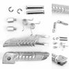 Suzuki GSXR 600 / 750 (06-14), GSXR1000 (05-14) Silver Foot Pegs
