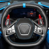 Chevrolet Corvette Red Steering Wheel Shift Paddle Cover Trim (2020-2022)