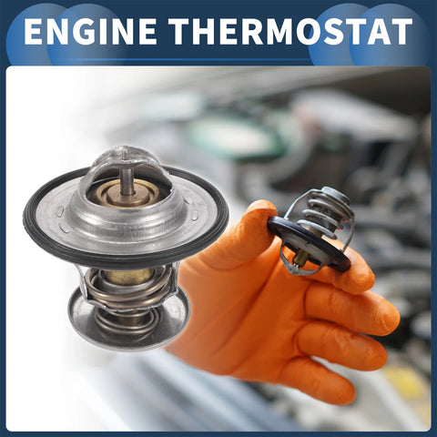 Ford F-150 6.2L 2011-2014 (2 x) Silver Tone Engine Coolant Thermostat