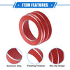 Toyota RAV4 (2019-2023) Red 4 Pcs AC Climate Control Knob Rings
