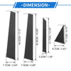 Hyundai Elantra Carbon Fiber 8 Pcs Door Pillar Window Trim (2017-2023)