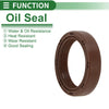 Oil Seal / 35x45x10mm / FKM Rubber High Pressure Brown 5 Pcs