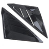 Honda Civic 11th 2x Carbon Side Vent Window Scoop Louver Cover Trim (2022)