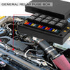 RV Car SUV Boat 10 x 5Pin 40A Relay & 15 Fuses Pre-Wired Fuse Relay Box