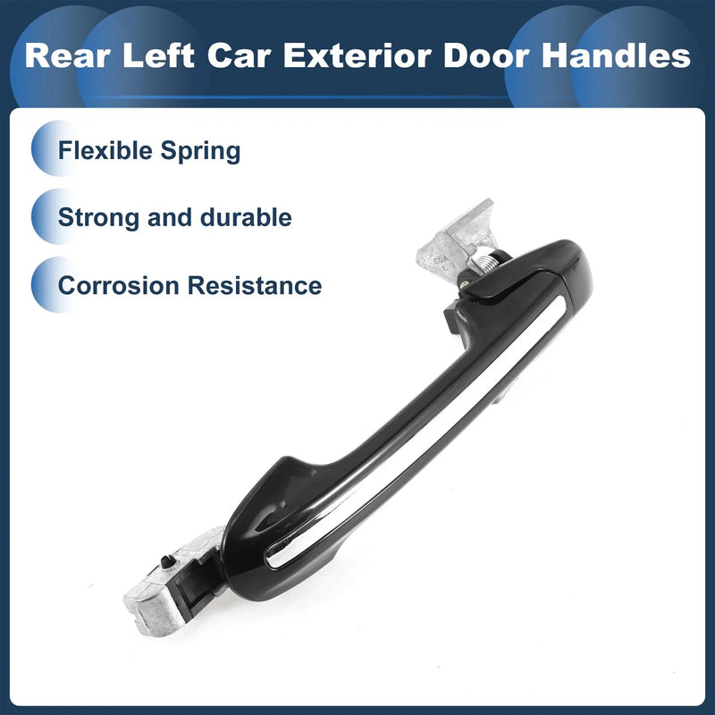 Honda Accord (2003-2007) Silver Tone Rear Left Exterior Door Handle