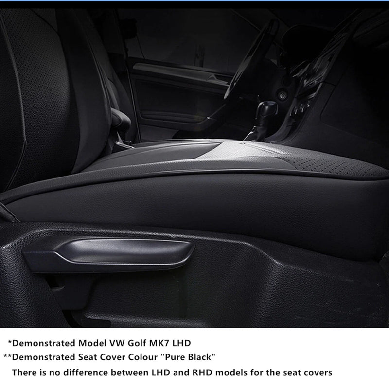VW Golf MK6 (2010-2014) - Mixed Red Tailor Made PU Leather Seat Covers