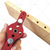 Woodworking Drill Bit Vertical Pocket Hole Jig Dowel Guide
